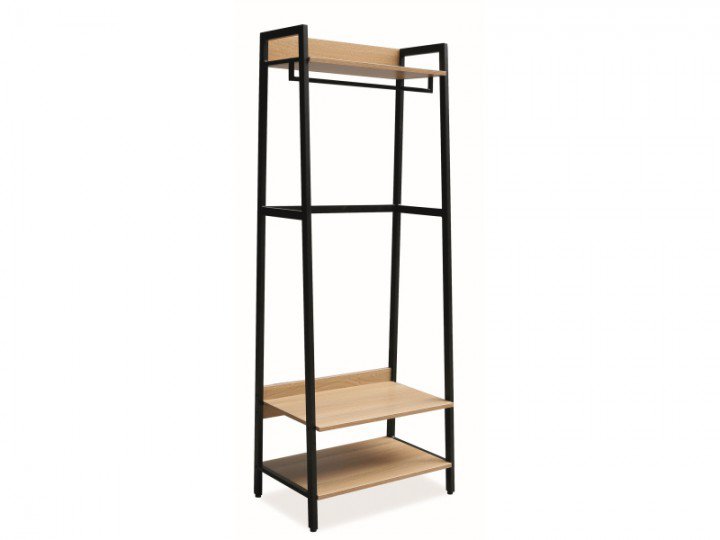 Вішалка Sol C Дуб/Чорний Signal